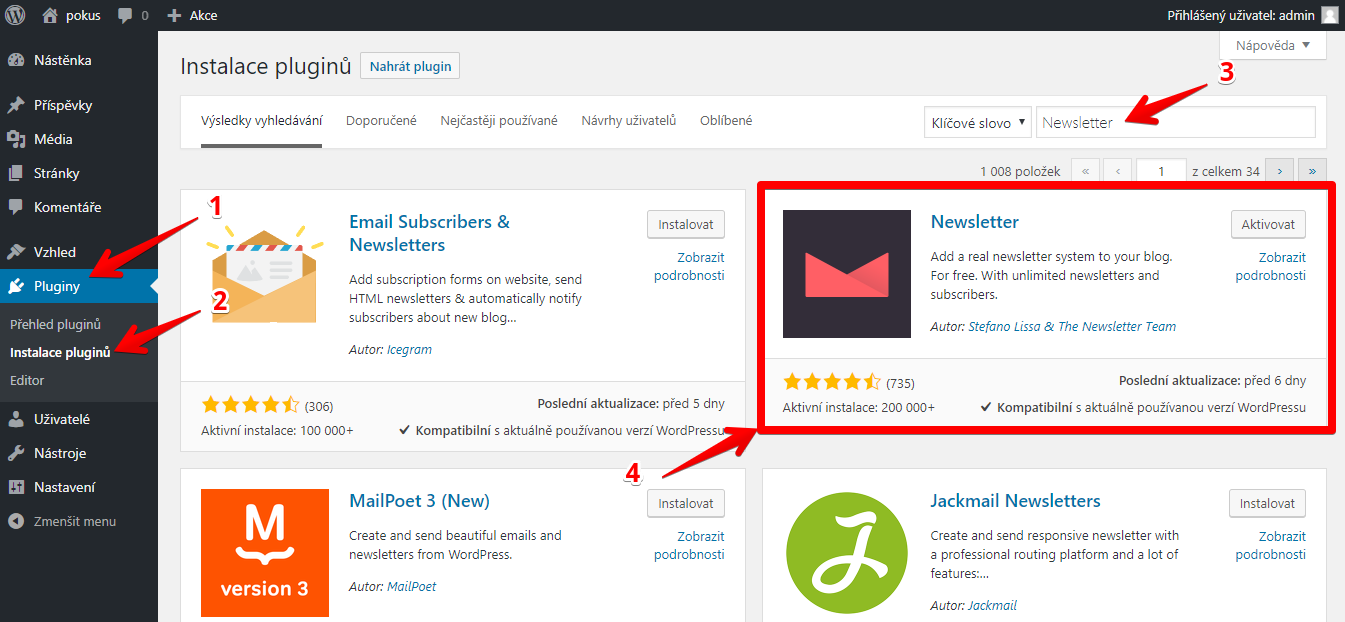 Rozesílání hromadných e-mailů přes WordPress